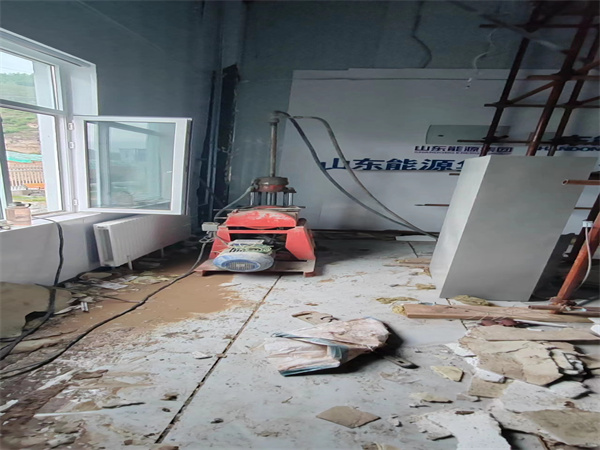 高平地基基础下沉墙体裂缝加固注浆顶升施工