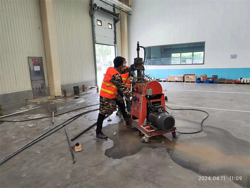 高平厂房地面下沉塌陷注浆加固施工